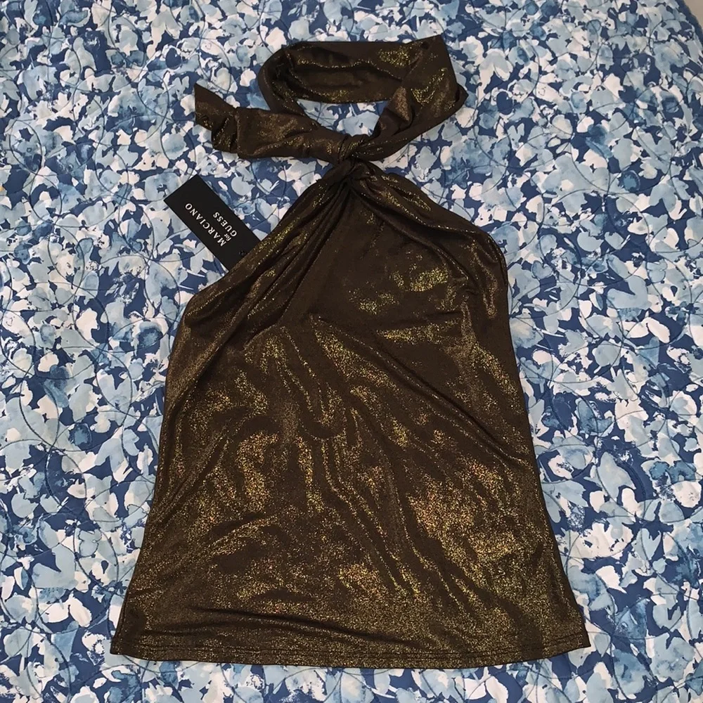 Marciano | Metallic Halter Top - Picture 3 of 8